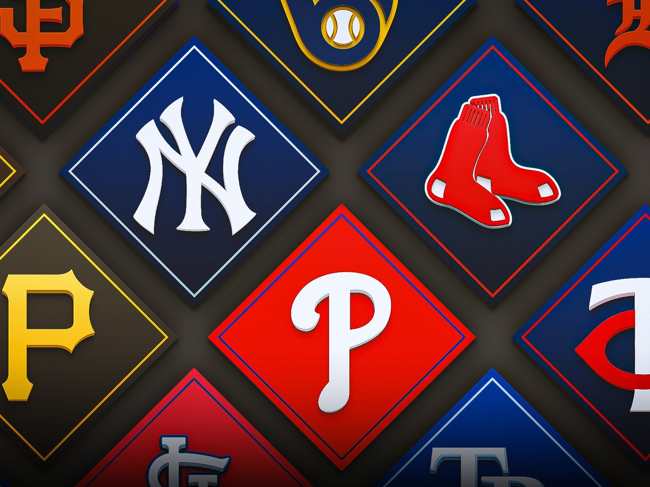 All 30 MLB Teams Rawlings The Original Team Logo Baseballs